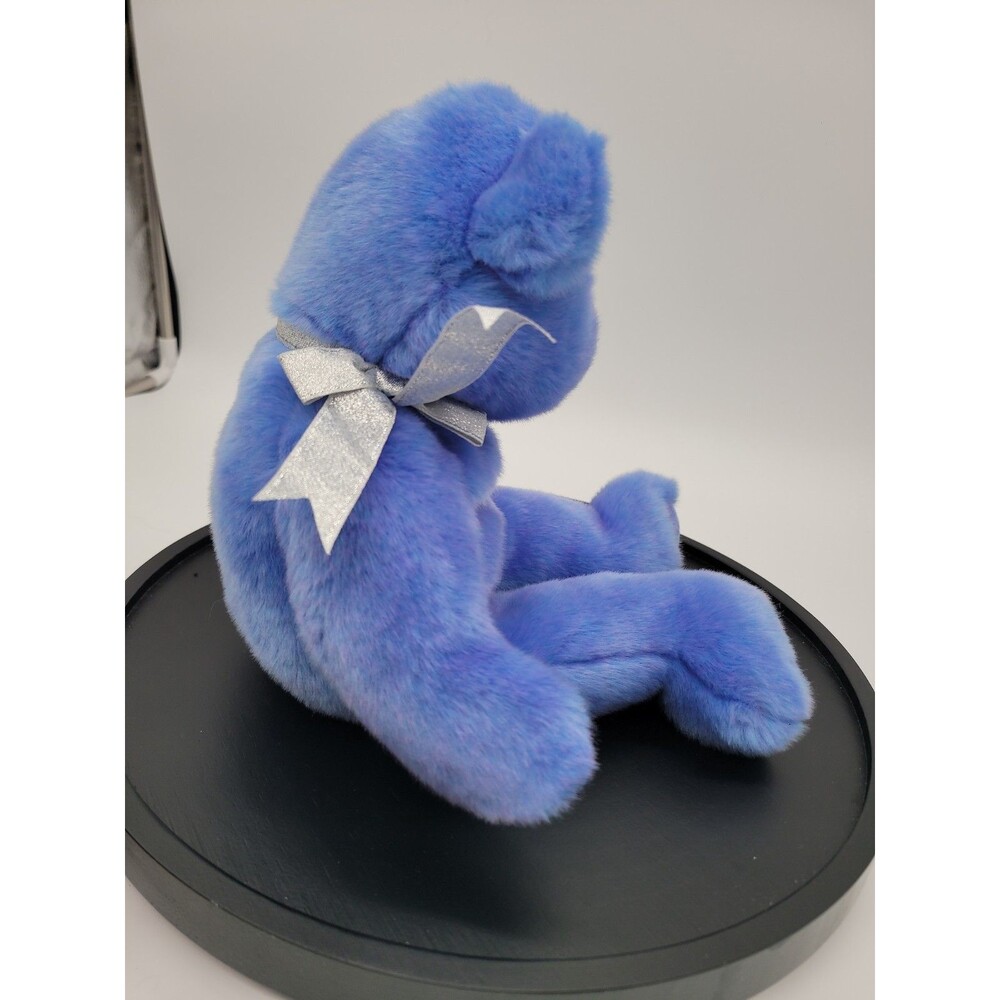 TY Beanie Babies Buddy Clubby II Teddy Bear 1999 Periwinkle Blue 14” - Picture 11 of 16
